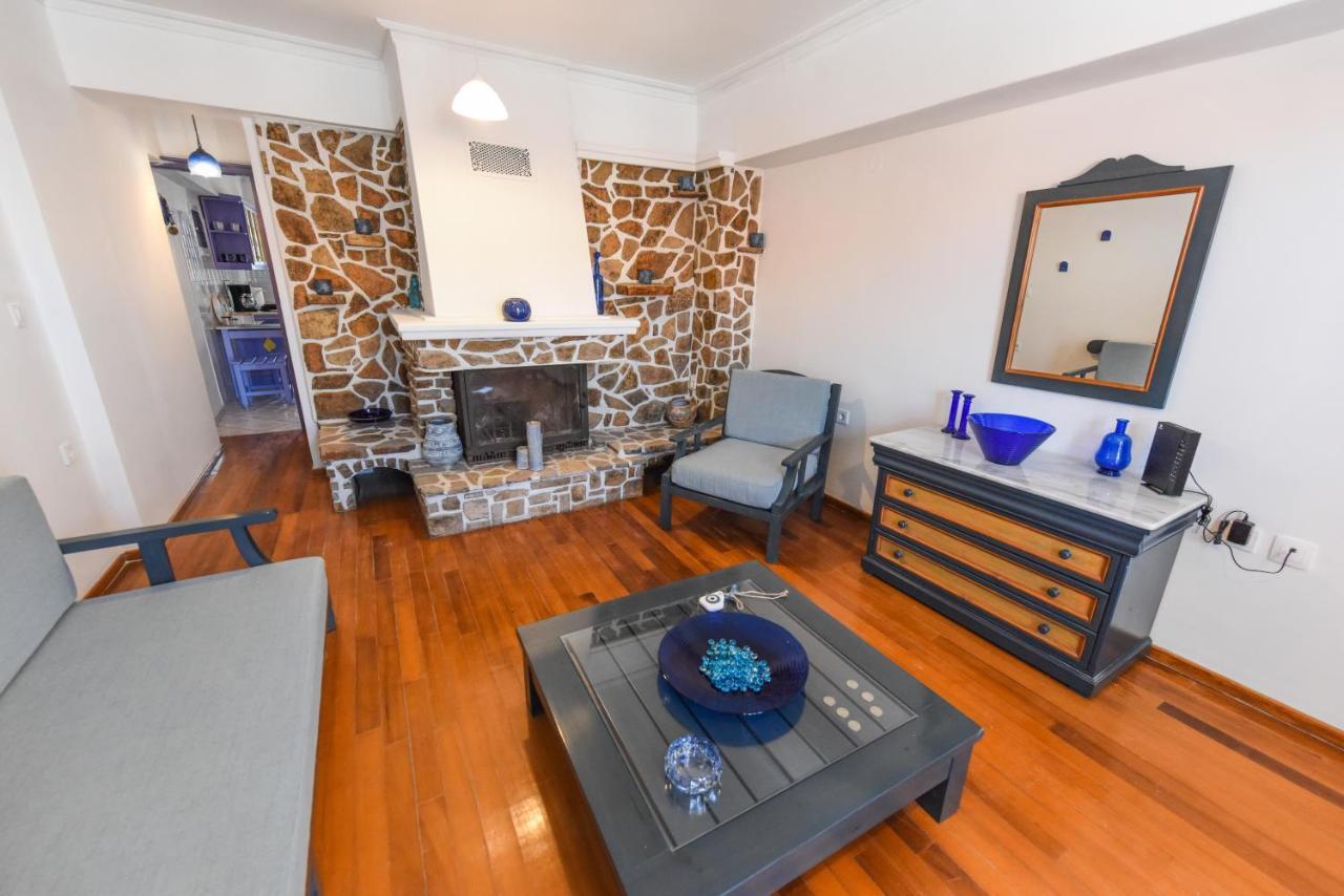 Deja Blue Maisonette Ll Kokkari Bagian luar foto